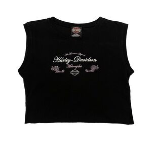 Harley Davidson Sleeveless Crop